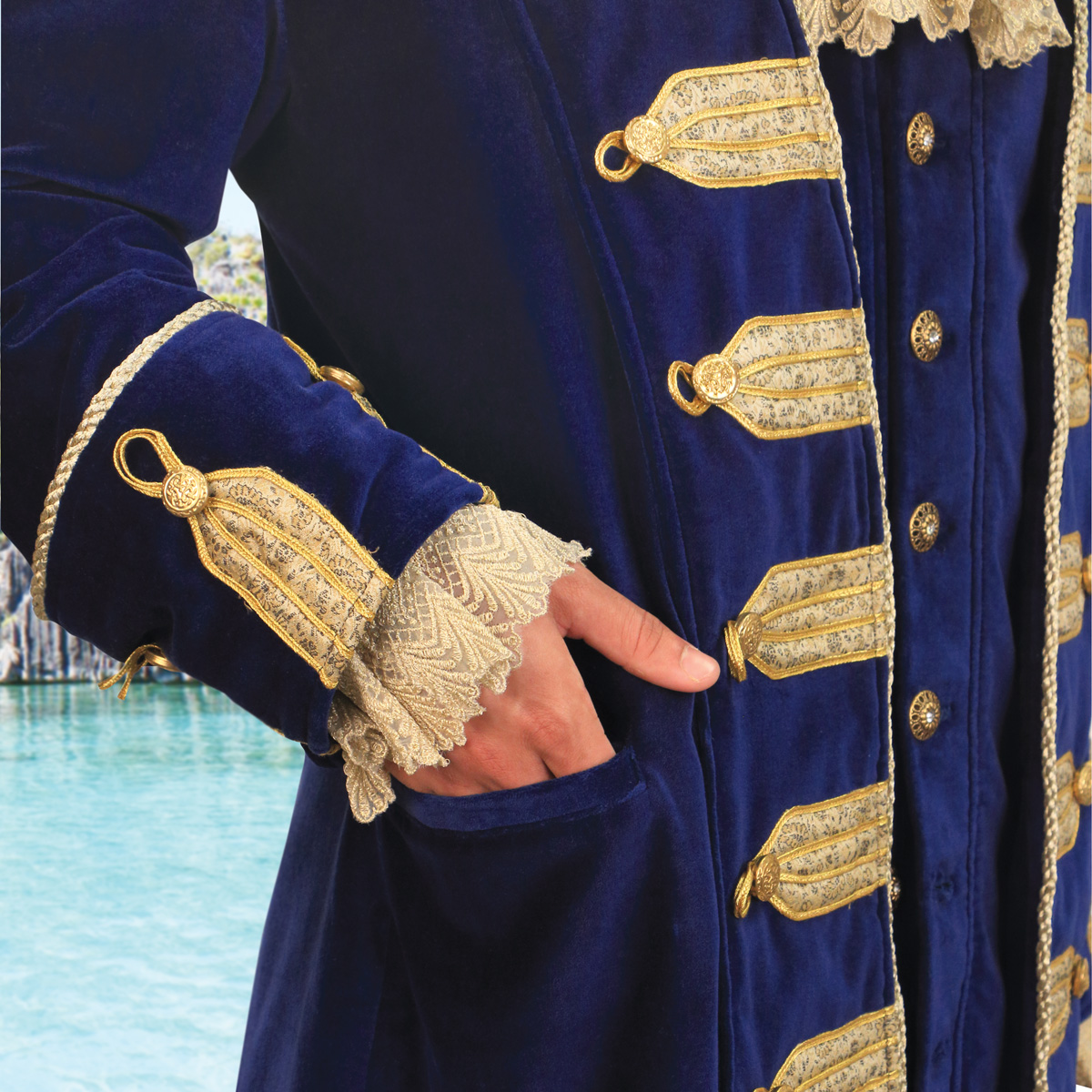 Barbary Coast Piratenmantel, Größe M