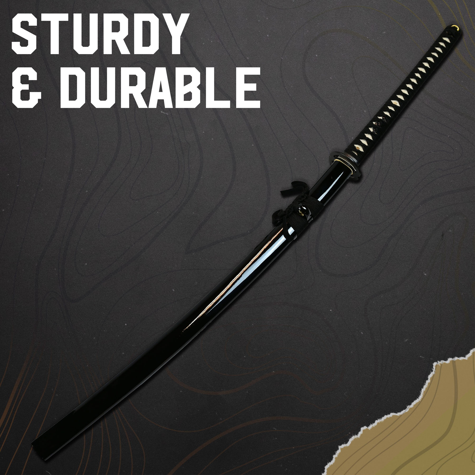 Miyamoto Musashi Katana, handgeschmiedet