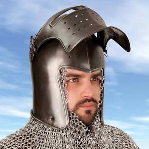 Bascinet mit Visier
