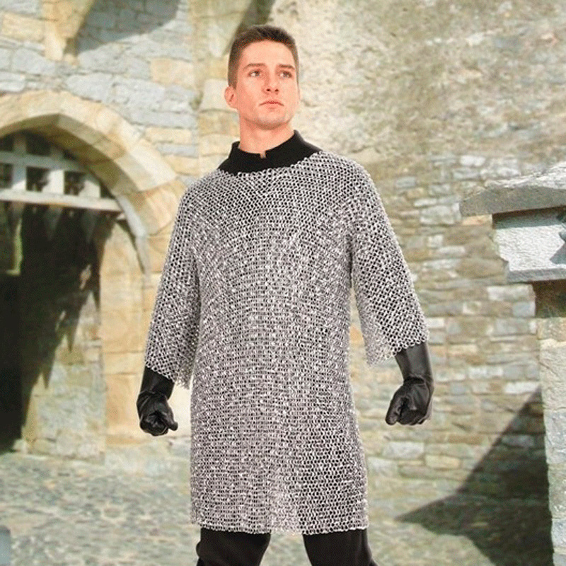Vernietetes Panzerhemd aus Aluminium