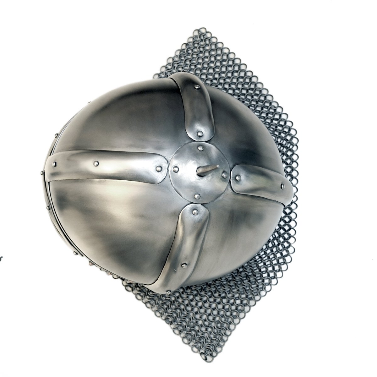 Gjermundbuhelm mit Kettenbrünne, Größe XL