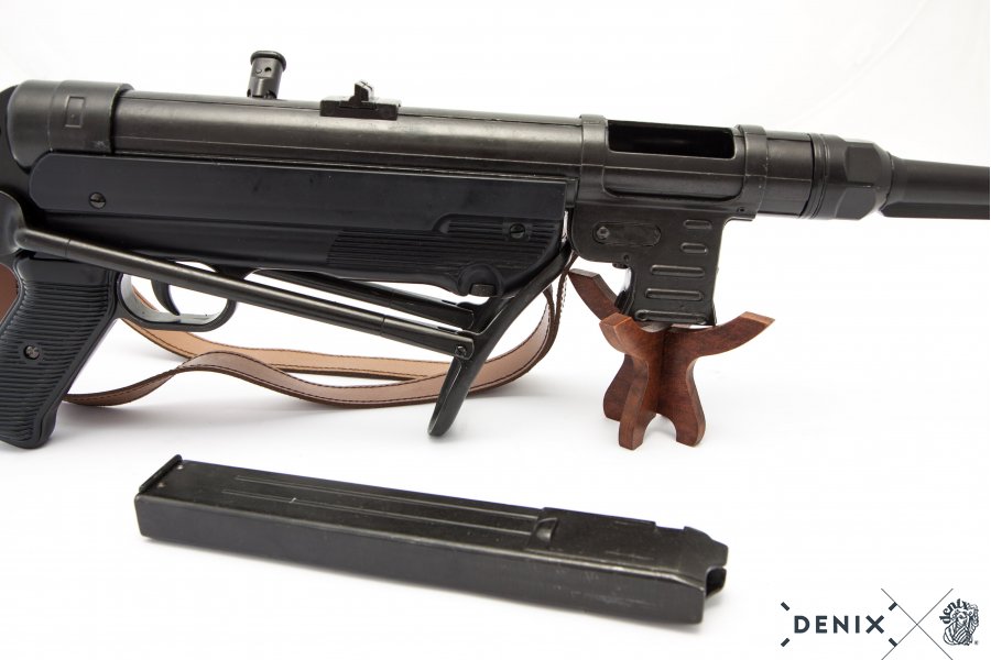 Deutsche MP 40 „Schmeisser“ Gurt aus Metall, mit Bügel, 9 mm, 2.Wk.