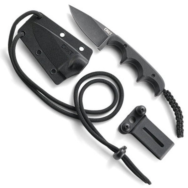 Minimalist Schwarz Drop-Point – Entwickelt von Alan Folts