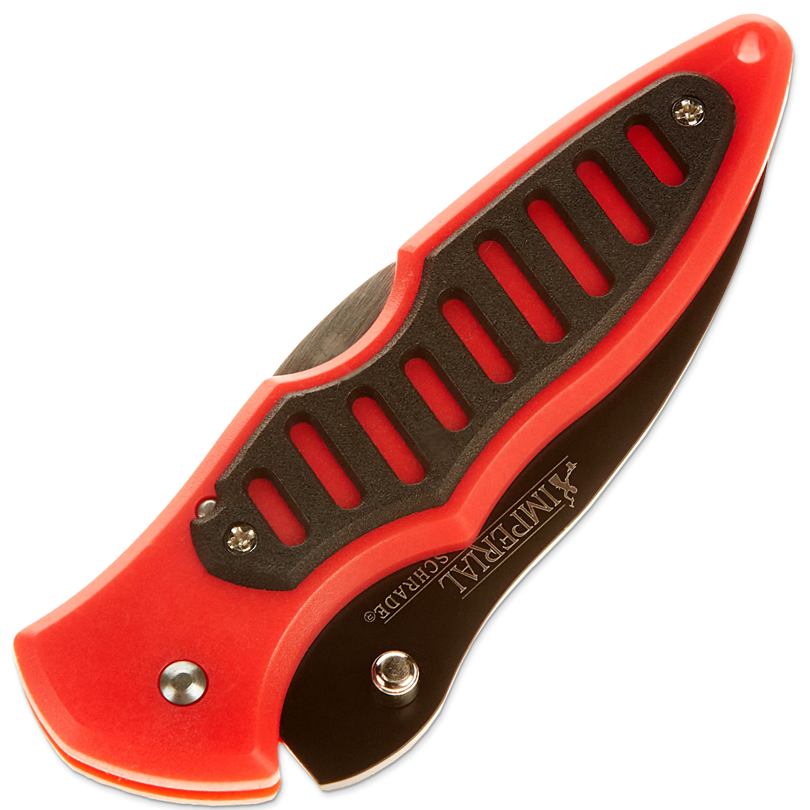 Rettungsmesser, rot/schwarz