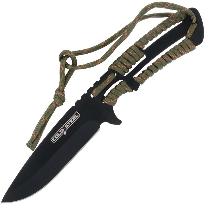 Wurfmesser mit Paracord-Griff - 3er Pack mit Scheide