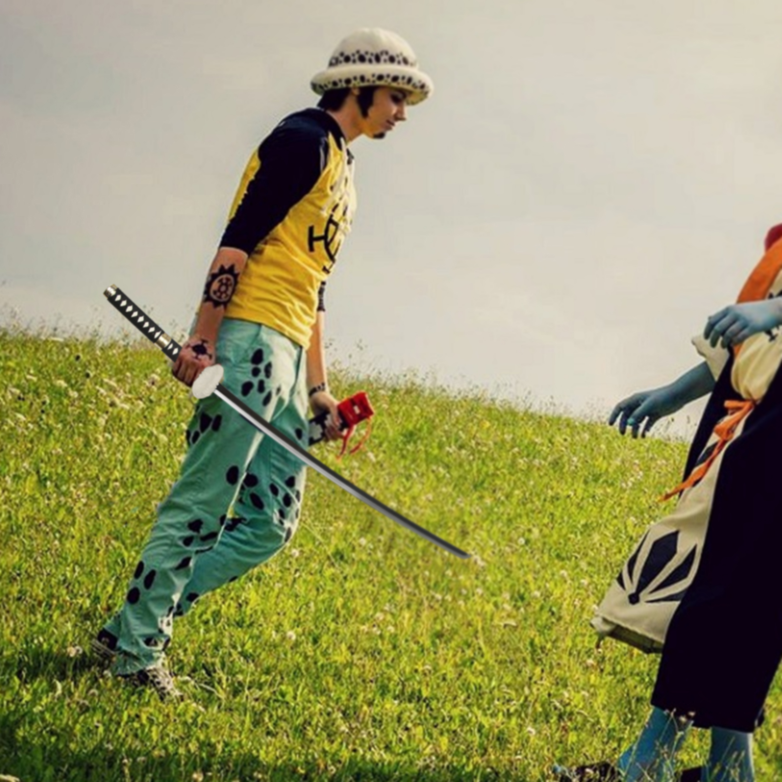 One Piece - Trafalgar Law Schwert schwarzer Griff 125 cm