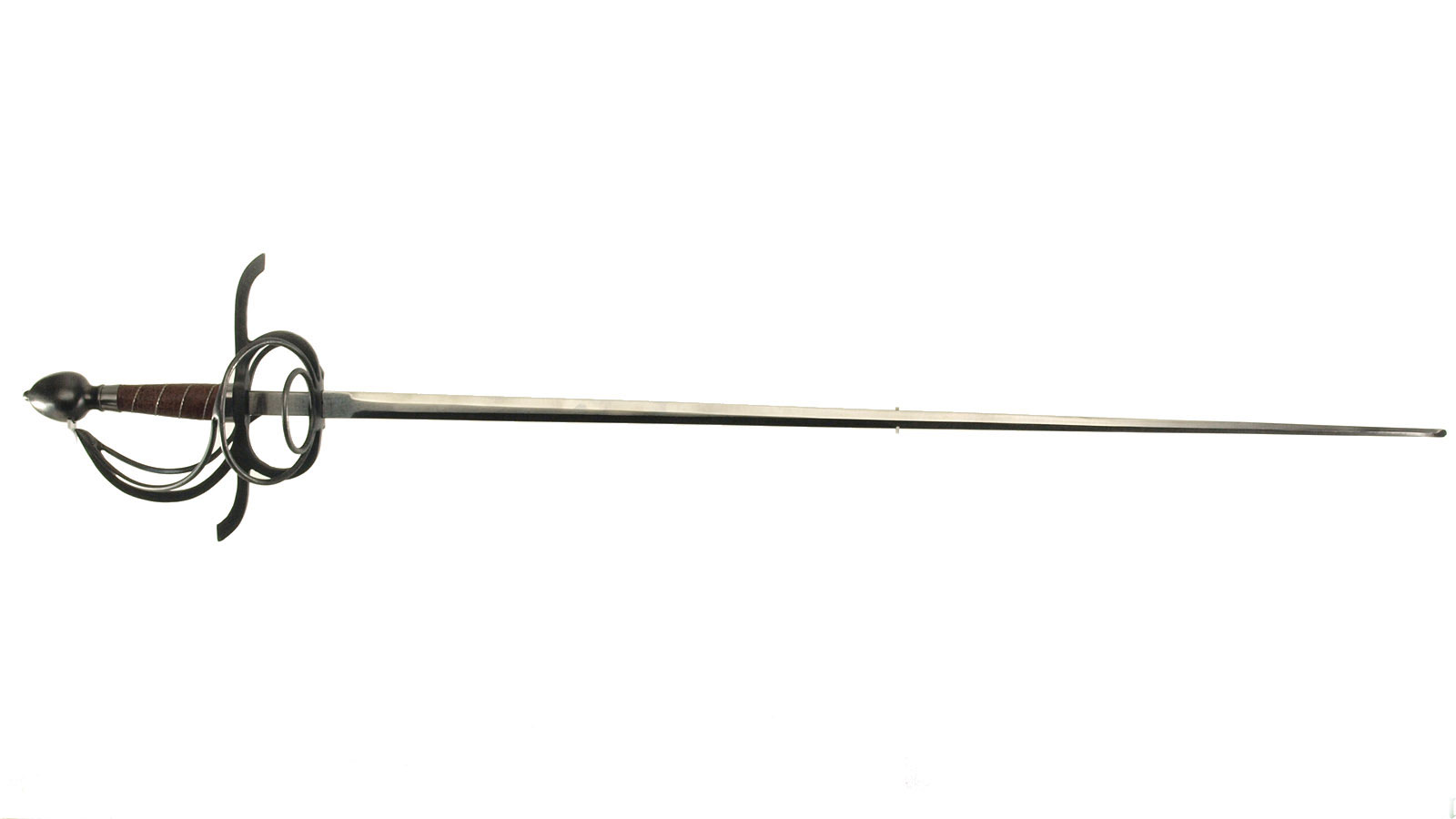 Rapier skelettförmiger Griff, Schlanke Klinge