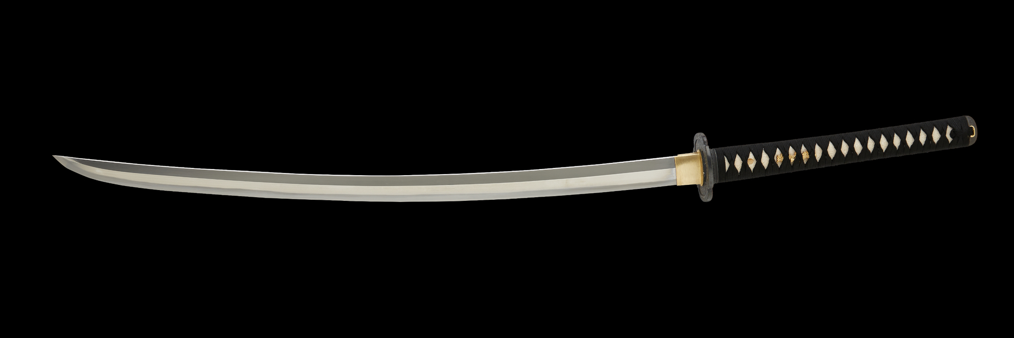 72.39 cm Daimyo F/F Tri-Steel Shobu Katana in Mokko Vine