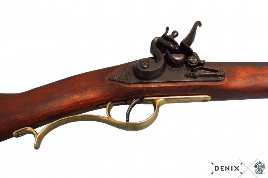 Kentucky-Gewehr, Steinschloss 19. Jahrhundert