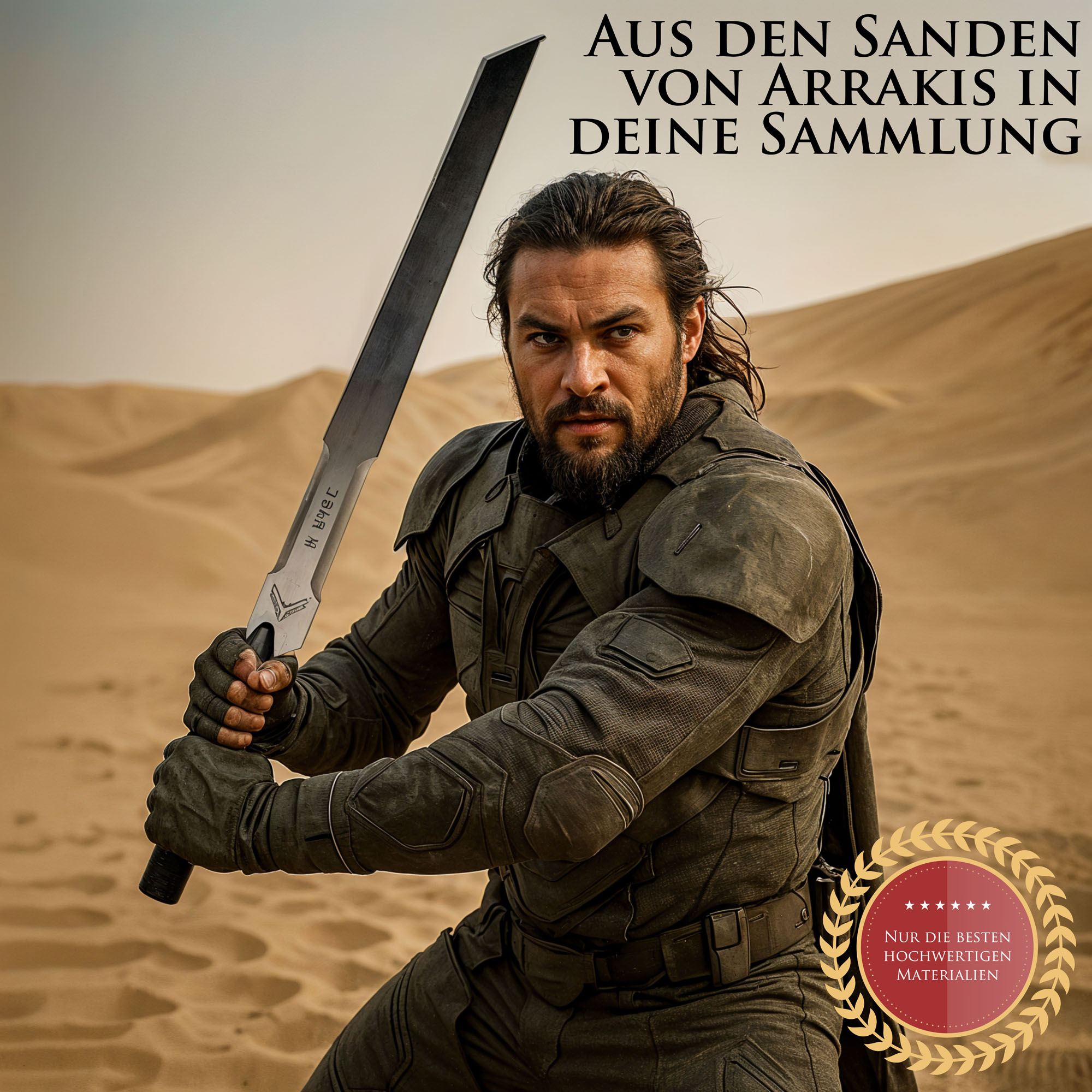 Dune - Duncan Idaho Atreides Schwert mit Wandtafel