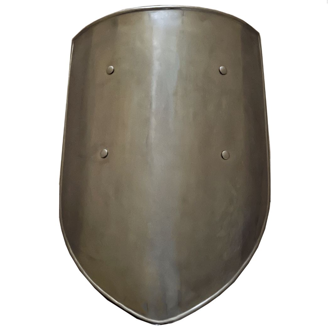 Glatter mittelalterlicher Schild