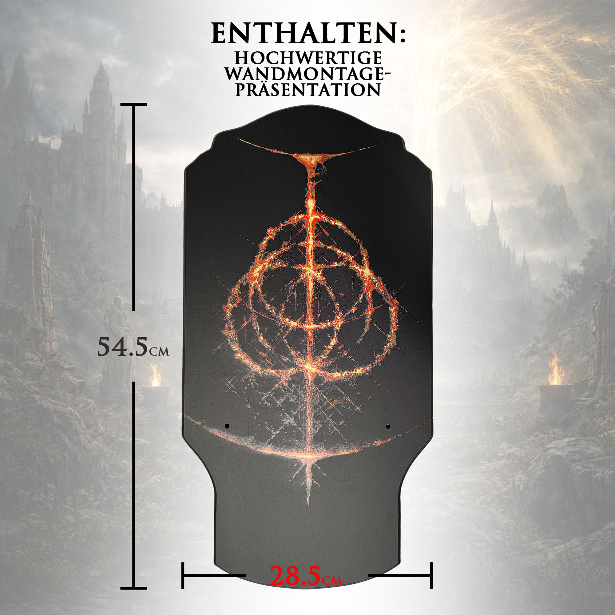 Elden Ring - Dark Moon Großschwert mit Wandtafel