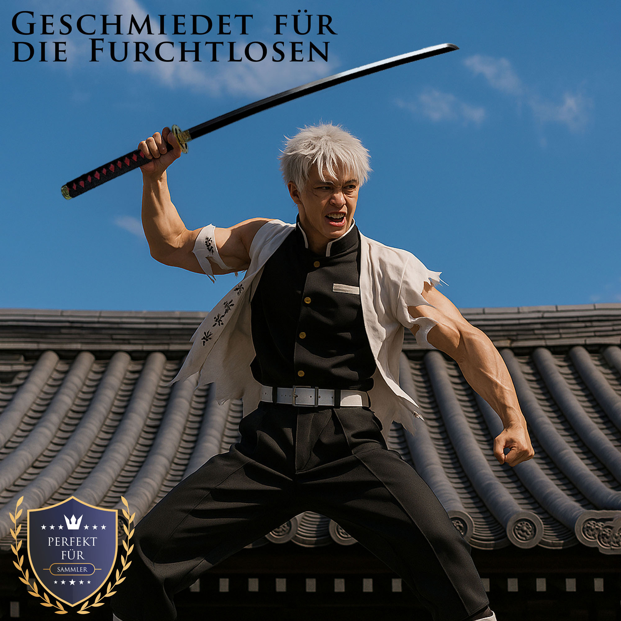 Demon Slayer - Shinazugawa Genya Schwert mit Scheide