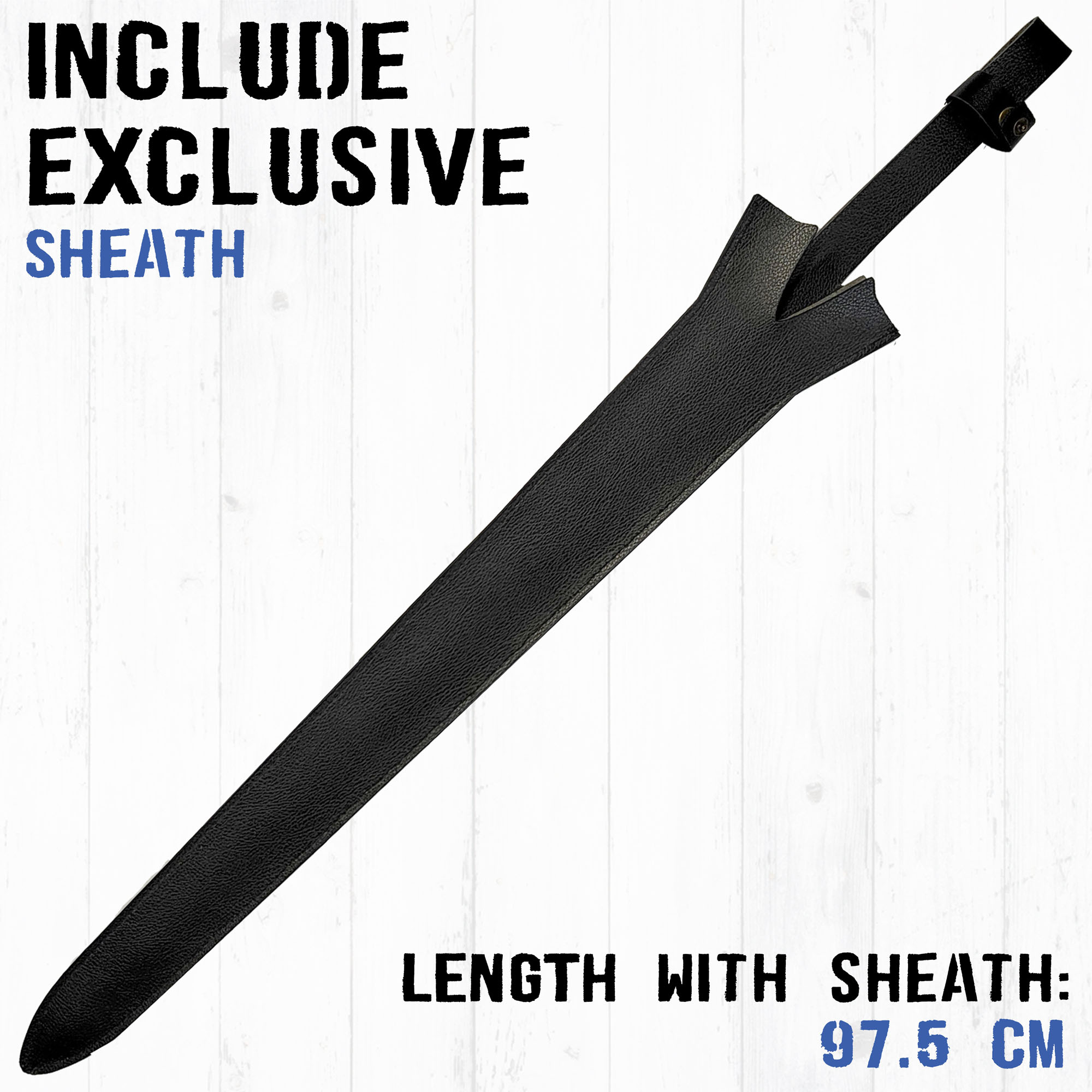 Genshin Impact - Sacrificial Schwert mit Scheide, Genshin Impact Cosplay, Katana Schwert echt Samurai Schwert aus Stahl, Dekoration für einen Sammler oder als Geschenk
