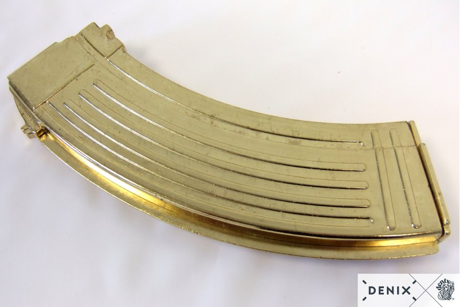 MG Kalaschnikow AK 47 von 1947 Russland, vergoldete Sadam-Ausführung