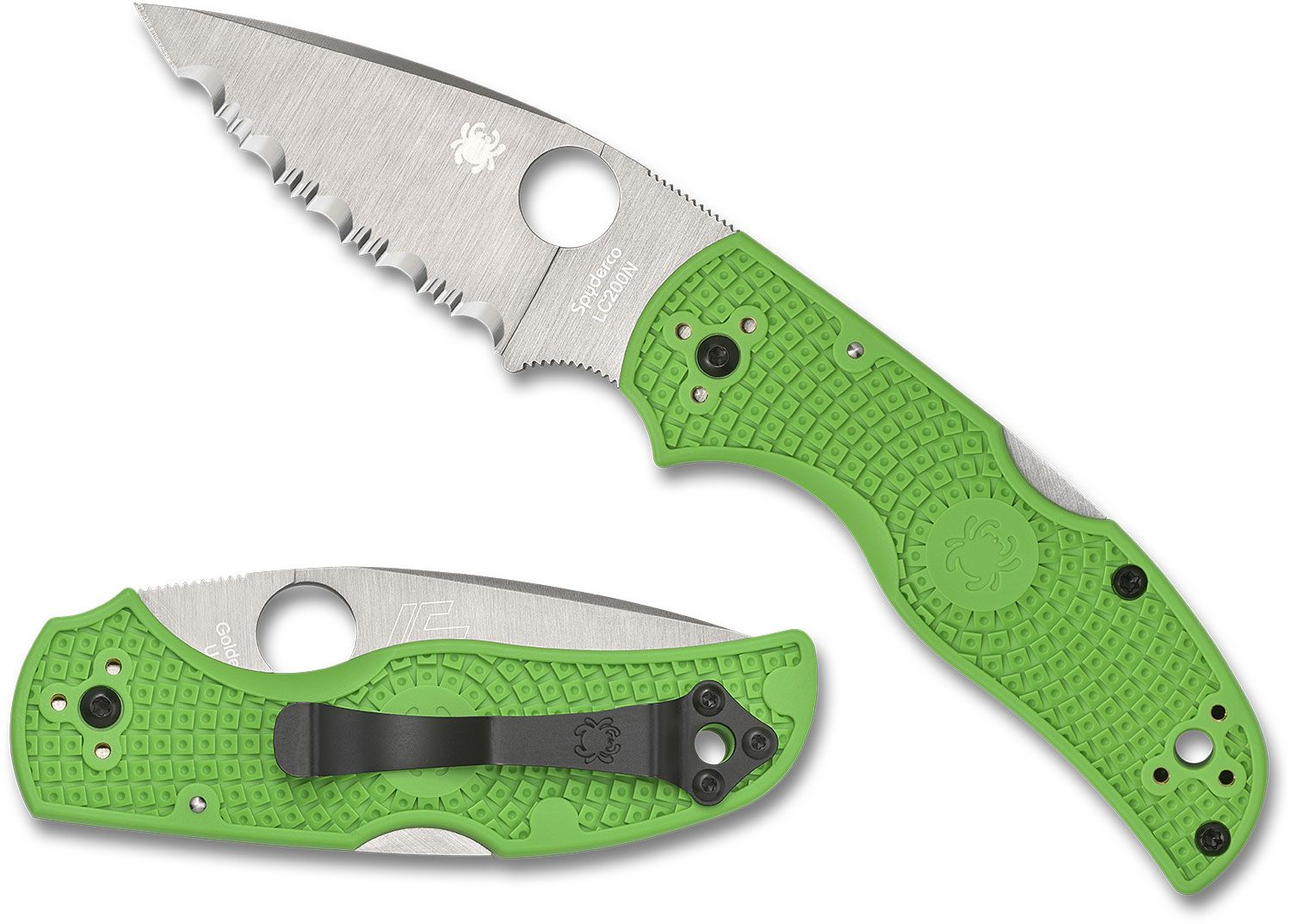 Native 5 Salt Klappmesser, Gezackte Klinge