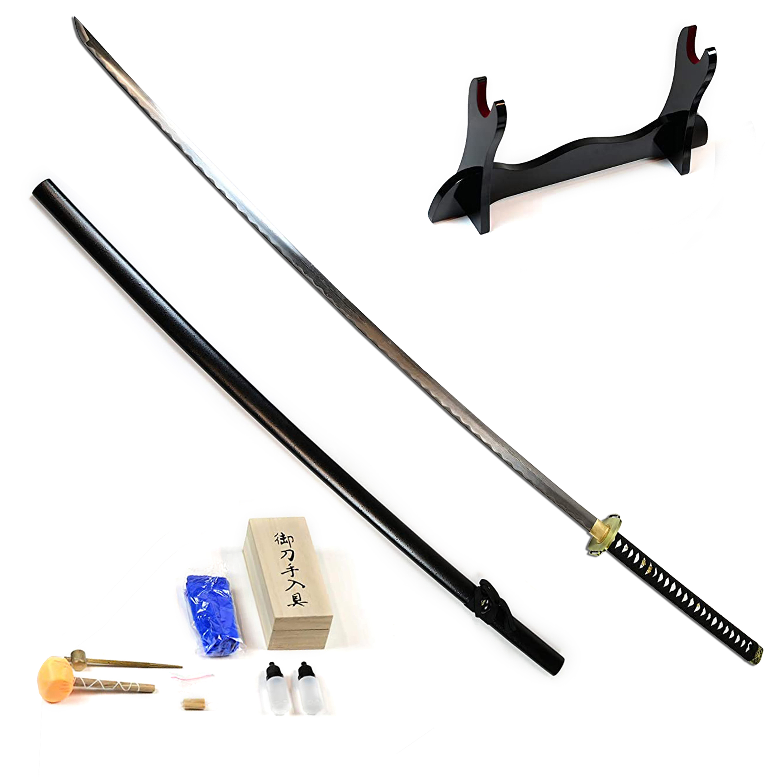 Sephiroth Masamune Schwert - handgeschmiedet, gefaltet - Set