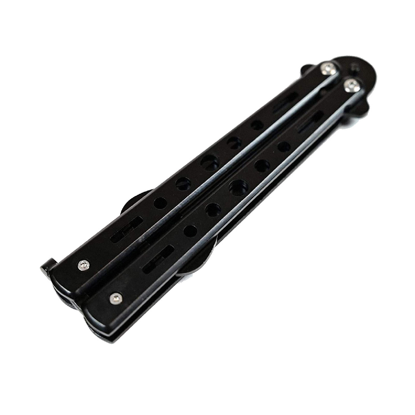 Schwarzer Balisong Flaschenöffner