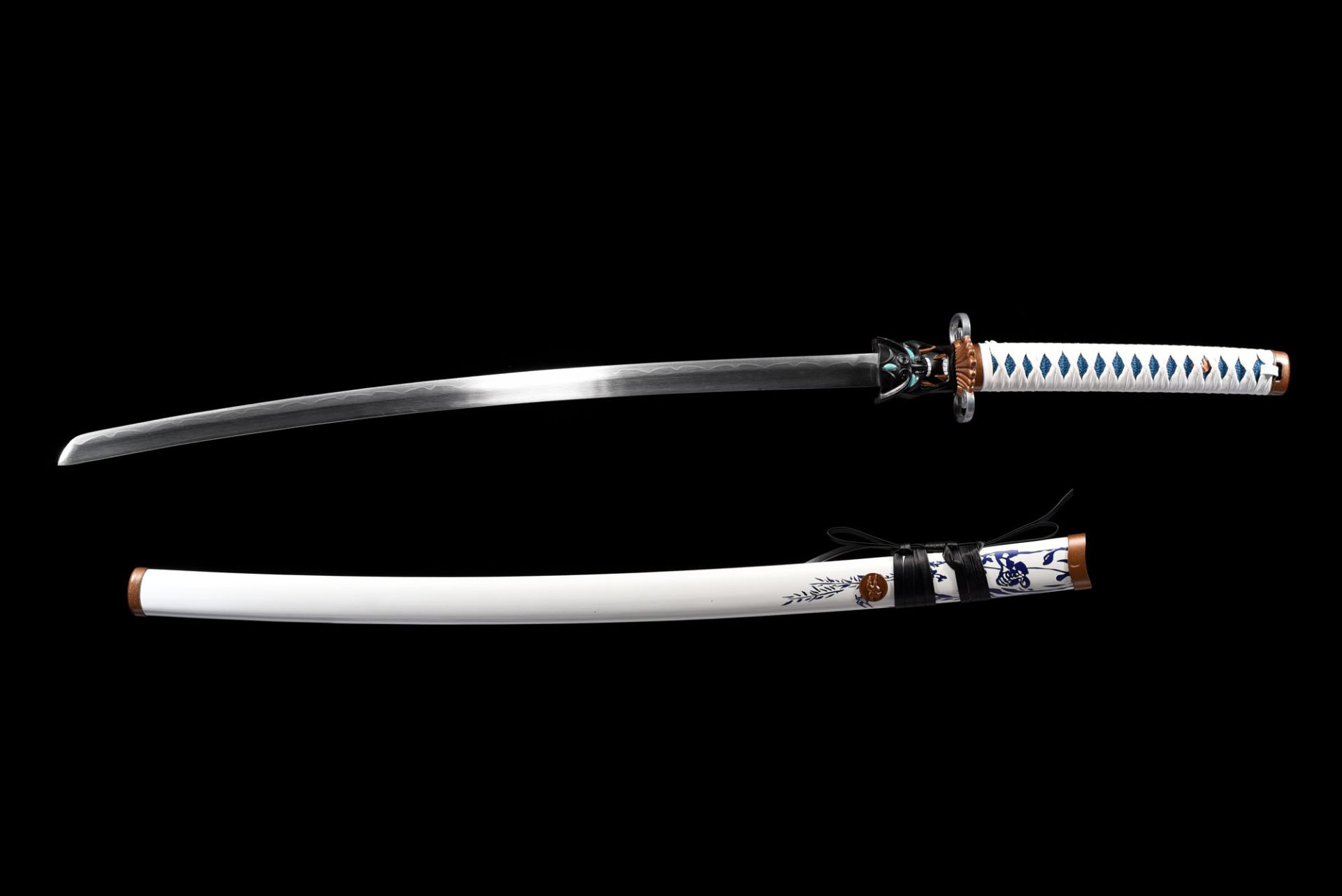 Valorant - Onimaru Kunitsuna Katana mit Scheide, weiß