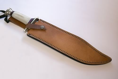 Crocodile Dundee Damast Messer