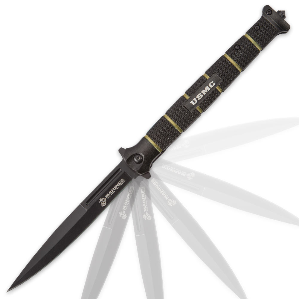 USMC Colossal Blackout Stiletto 