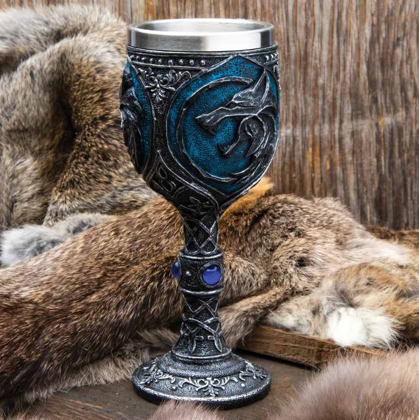 The Witcher - Geralt's Wolf Fantasy Kelch