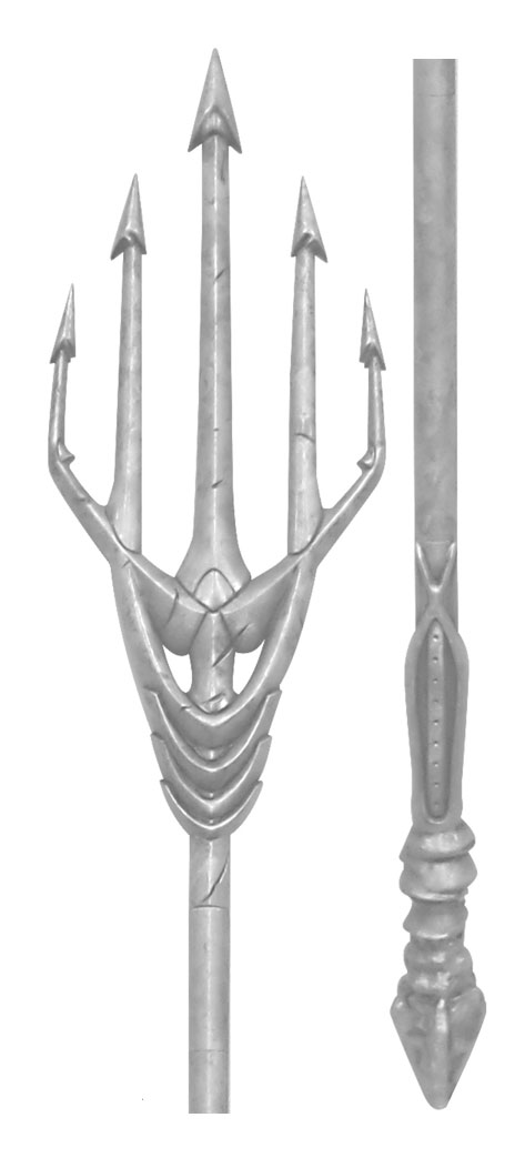 Justice League Prop Replik Aquaman's Dreizack 186 cm