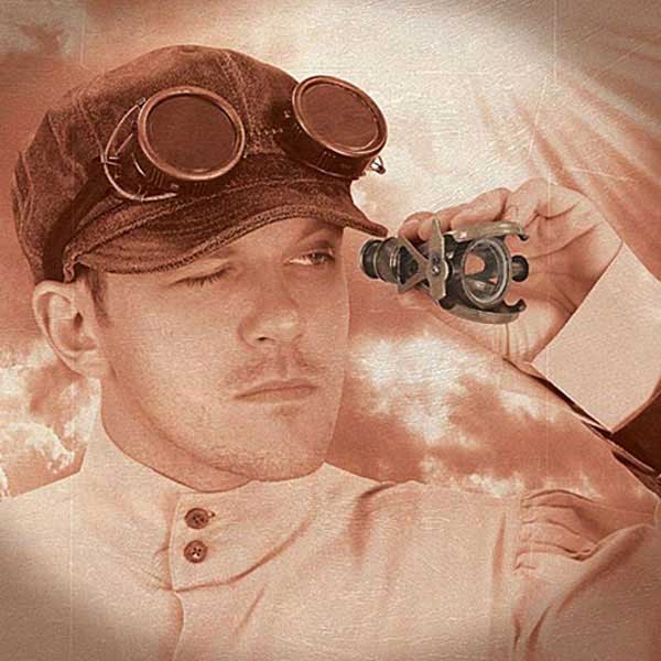 Steampunk Handgelenk Fernrohr