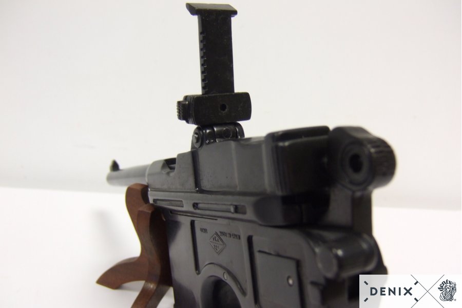 Mauser (Pistole) schwarz C 96 mit Holzgriff