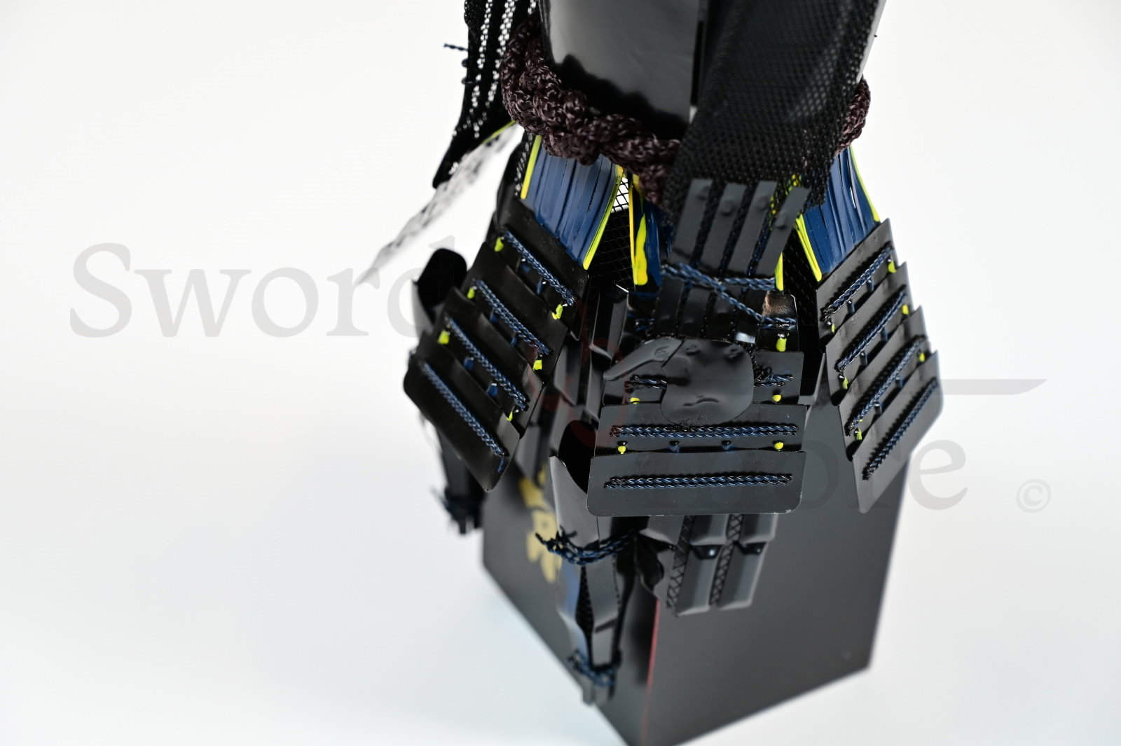 Japanische Samurai Rüstung Miniatur, Schwarz