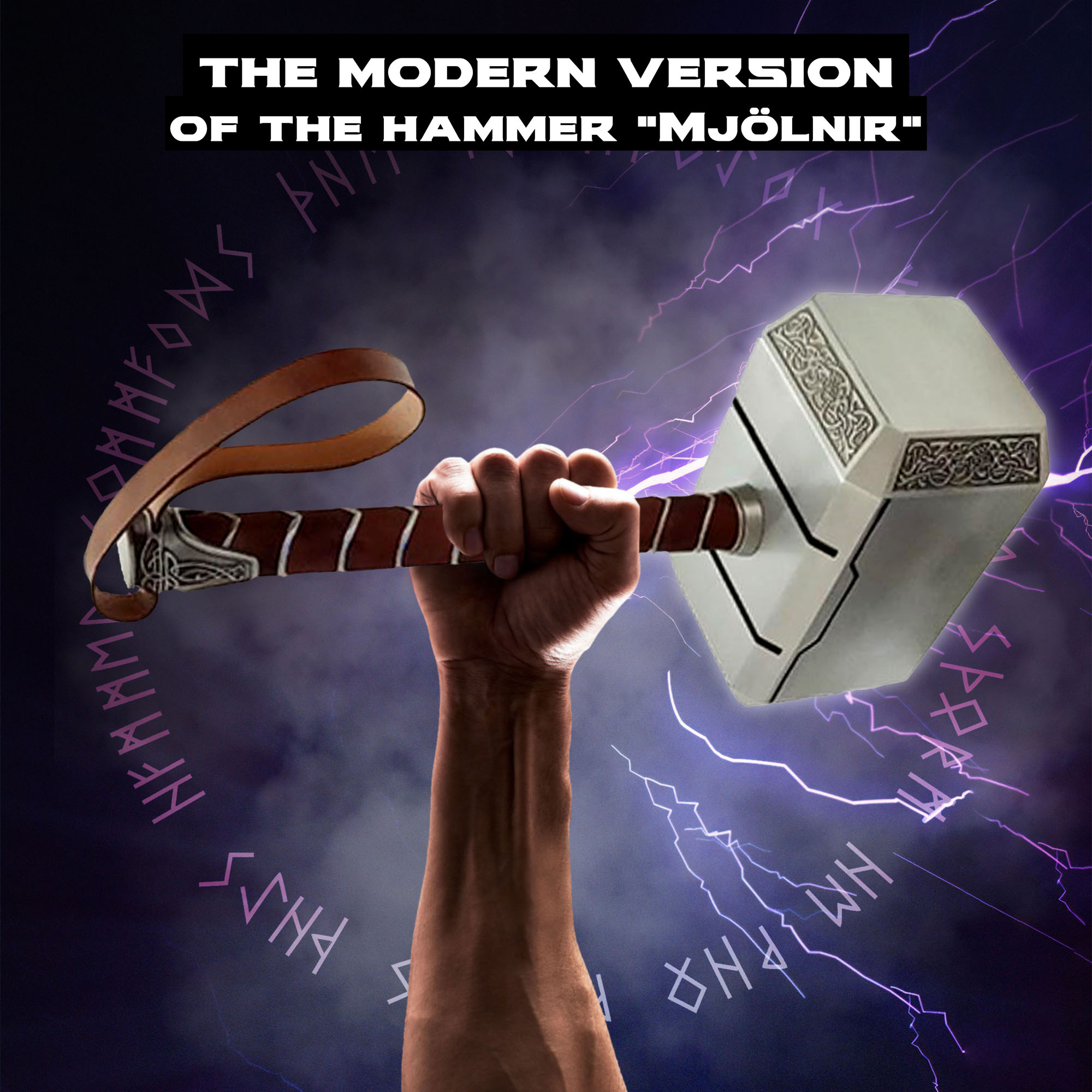 Thor Hammer mit Led Base