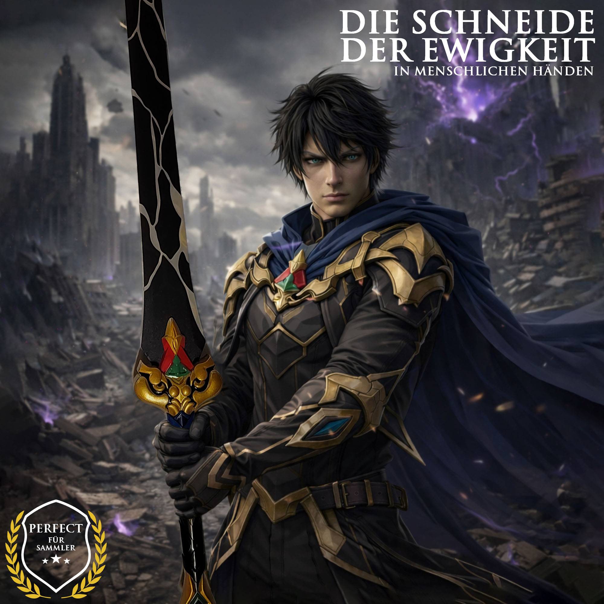 Honkai: Star Rail Blade Schwert 103cm | Massives Edelstahl Katana Replik (1,6kg) mit PU-Scheide | Stellaron Jäger Cosplay Waffe & Gaming Deko | HSR Merch