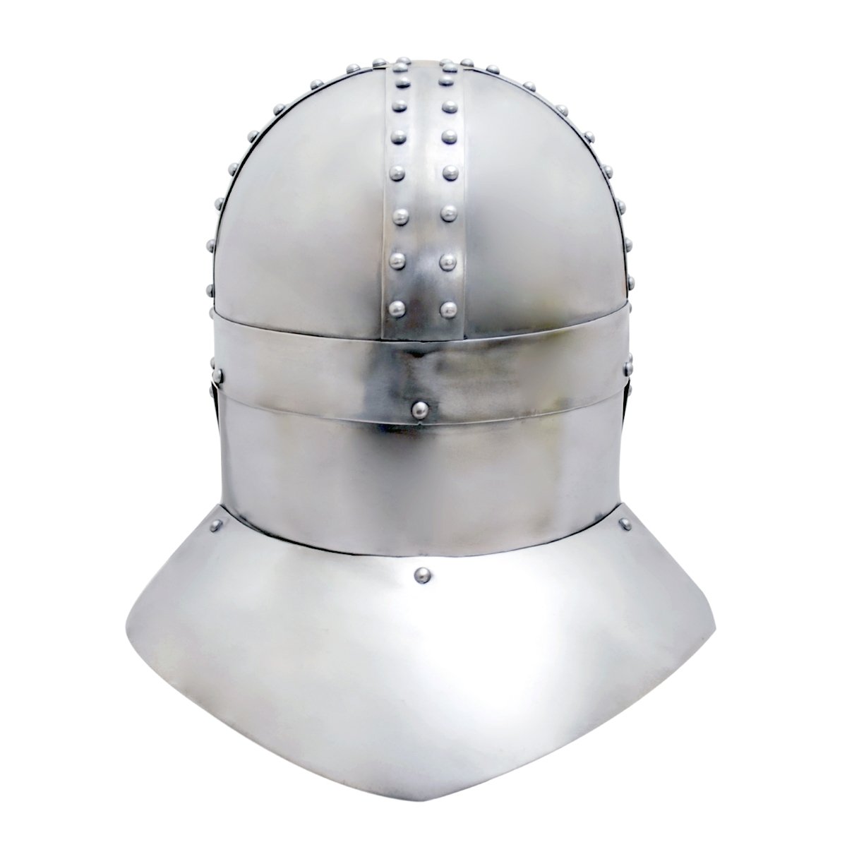 Wikingerhelm -16 G Eisen mit Lederfutter
