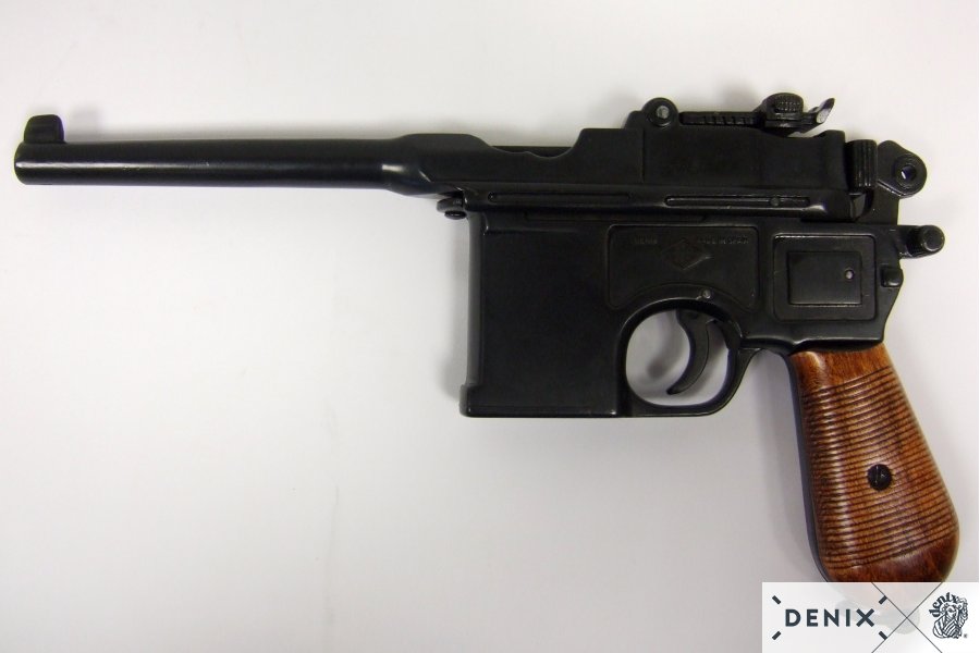 Mauser (Pistole) schwarz C 96 mit Holzgriff
