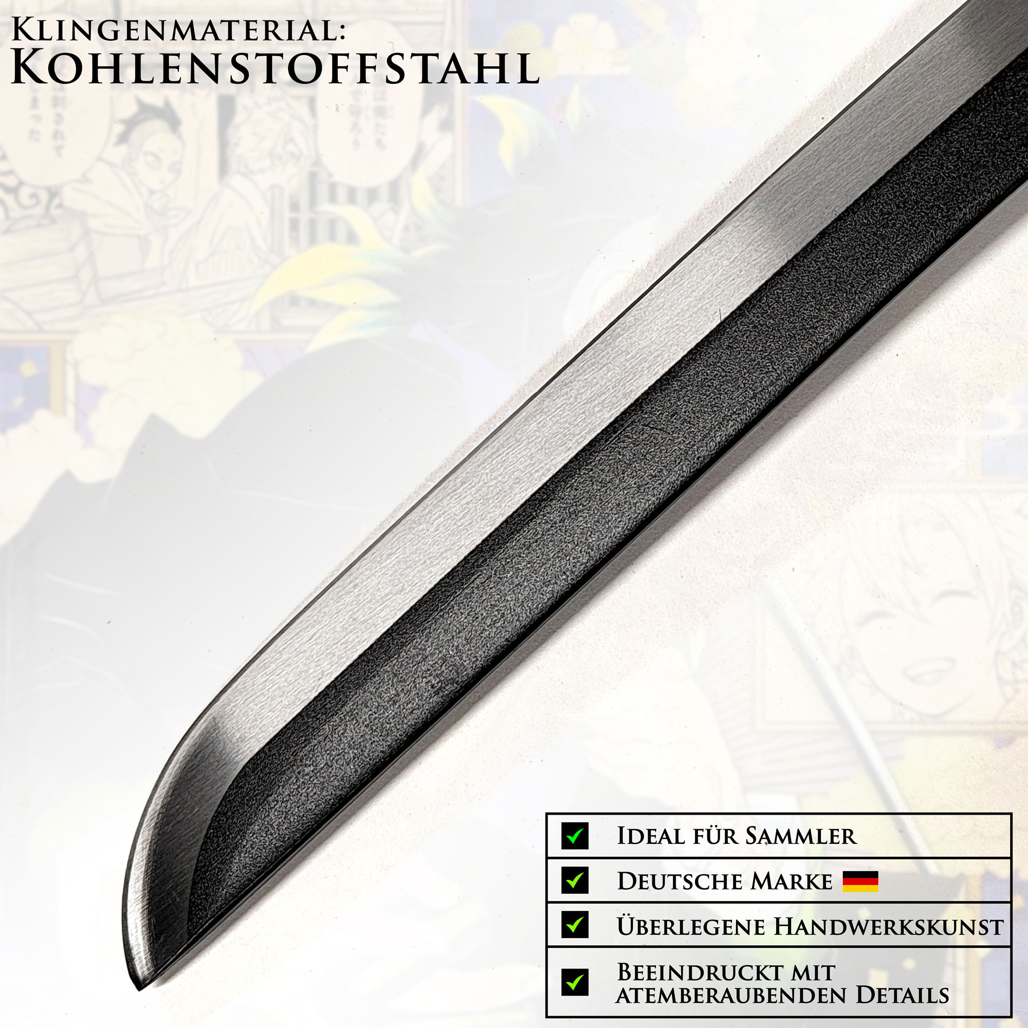 Demon Slayer - Shinazugawa Genya Schwert mit Scheide