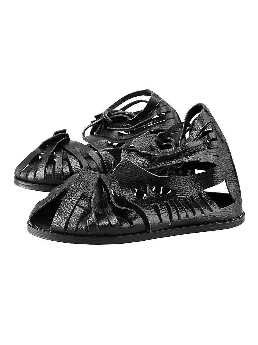 Römersandalen - Marius (Schwarz), Größe 39