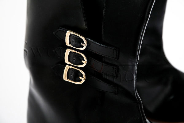 Mittelalterliche Lederstiefel, Größe 46