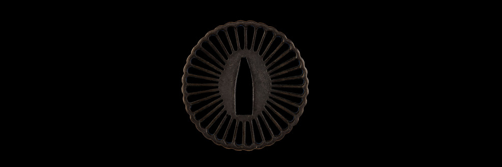 Daimyo Tamahagane Tanto 31,12 cm Silver Wheel