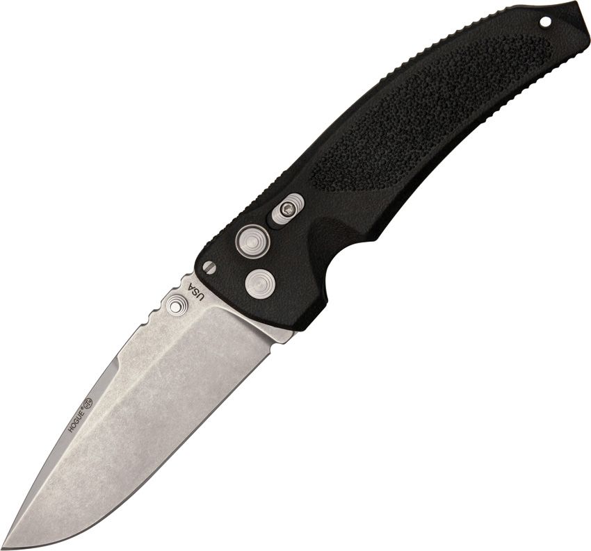 EX03 Drop-Point-Klinge mit mattschwarzen Polymergriff
