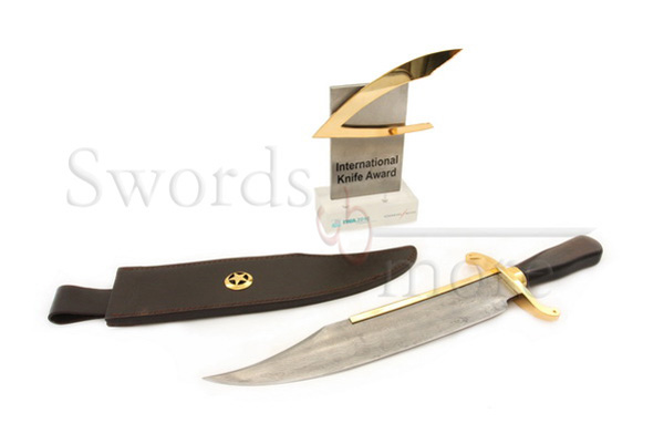 Gil Hibben Old West Bowie Damast Edition