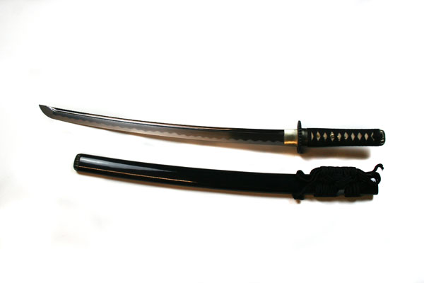 Daimyo Tamahagane Wakizashi 20" Silver Wheel