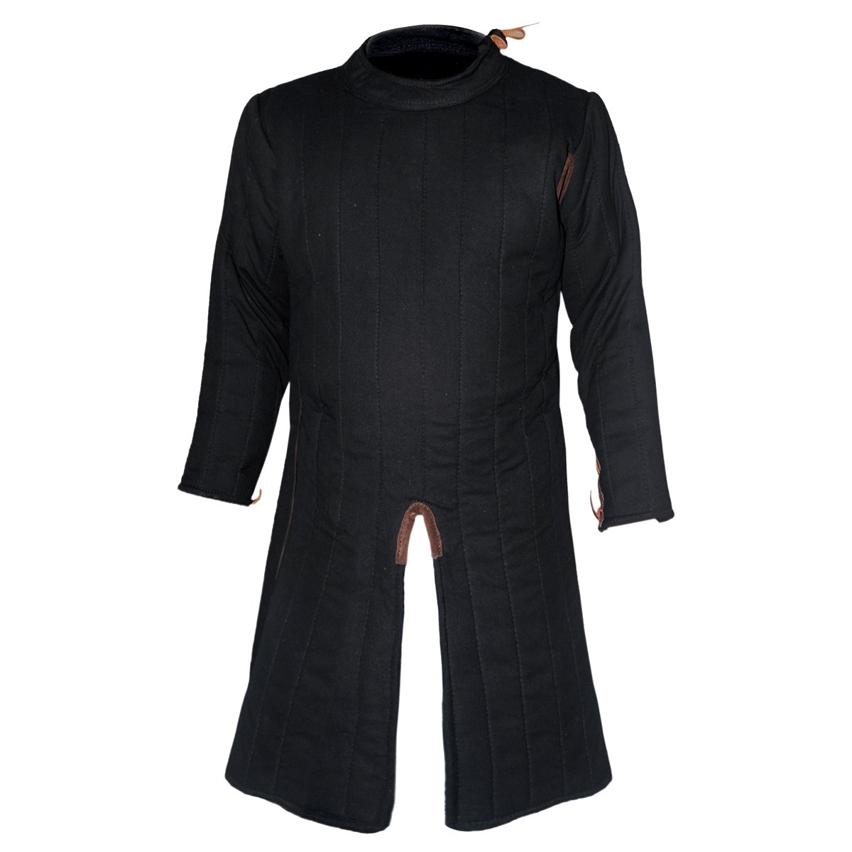 Einfacher Gambeson – schwarz, Größe XXL