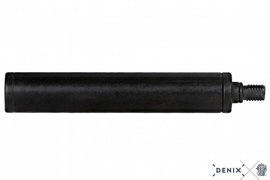 Pistole Englischer Geheimagent, mit Schalldämpfer, aus Metall, zerlegbar