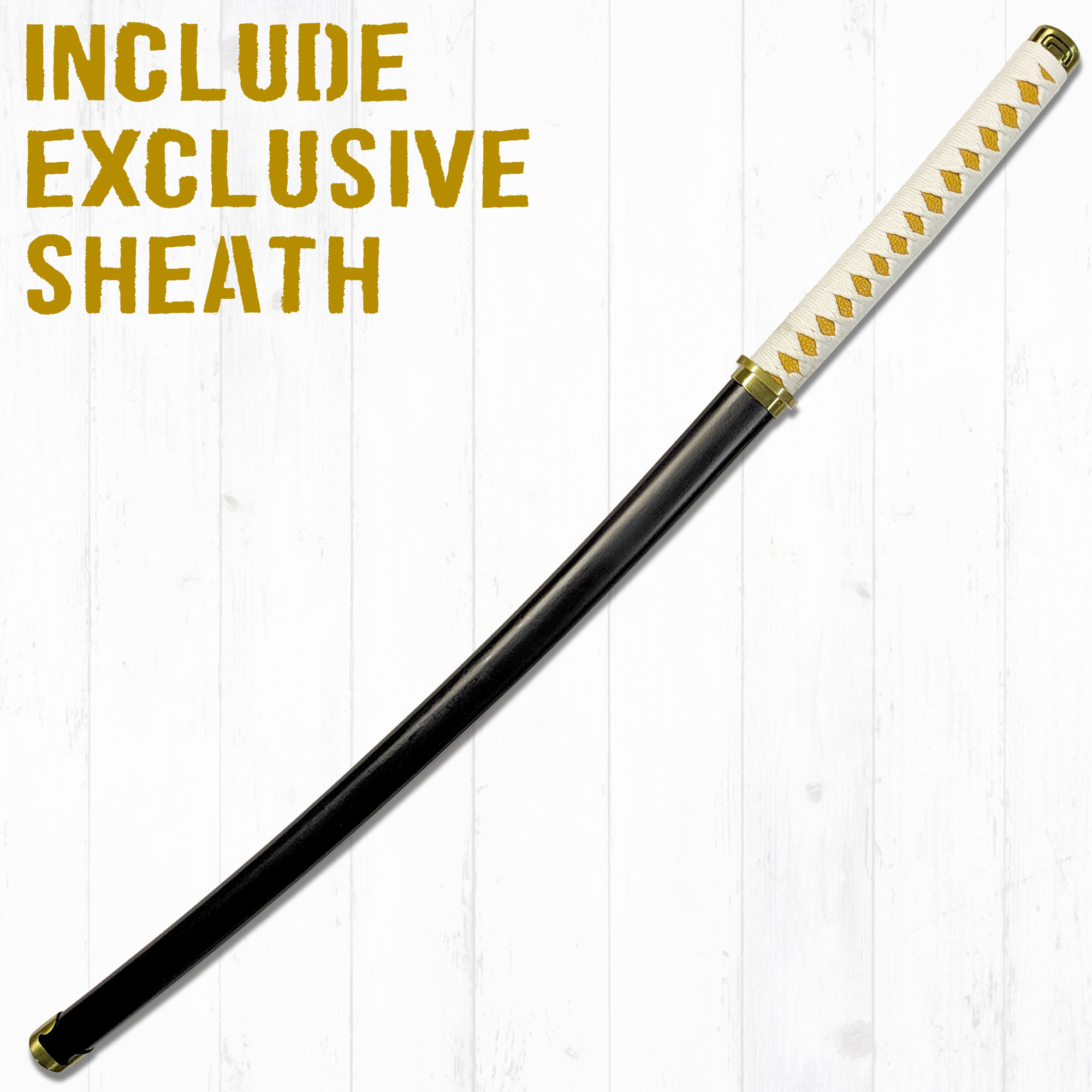 Demon Slayer - Tsugikuni Yoriichi's Schwert mit Scheide, Demon Slayer Katana, Stahl Schwert, Samurai Schwerter echt, Demon Slayer Schwert, Demon Slayer Cosplay, Animefans, Anime Schwert