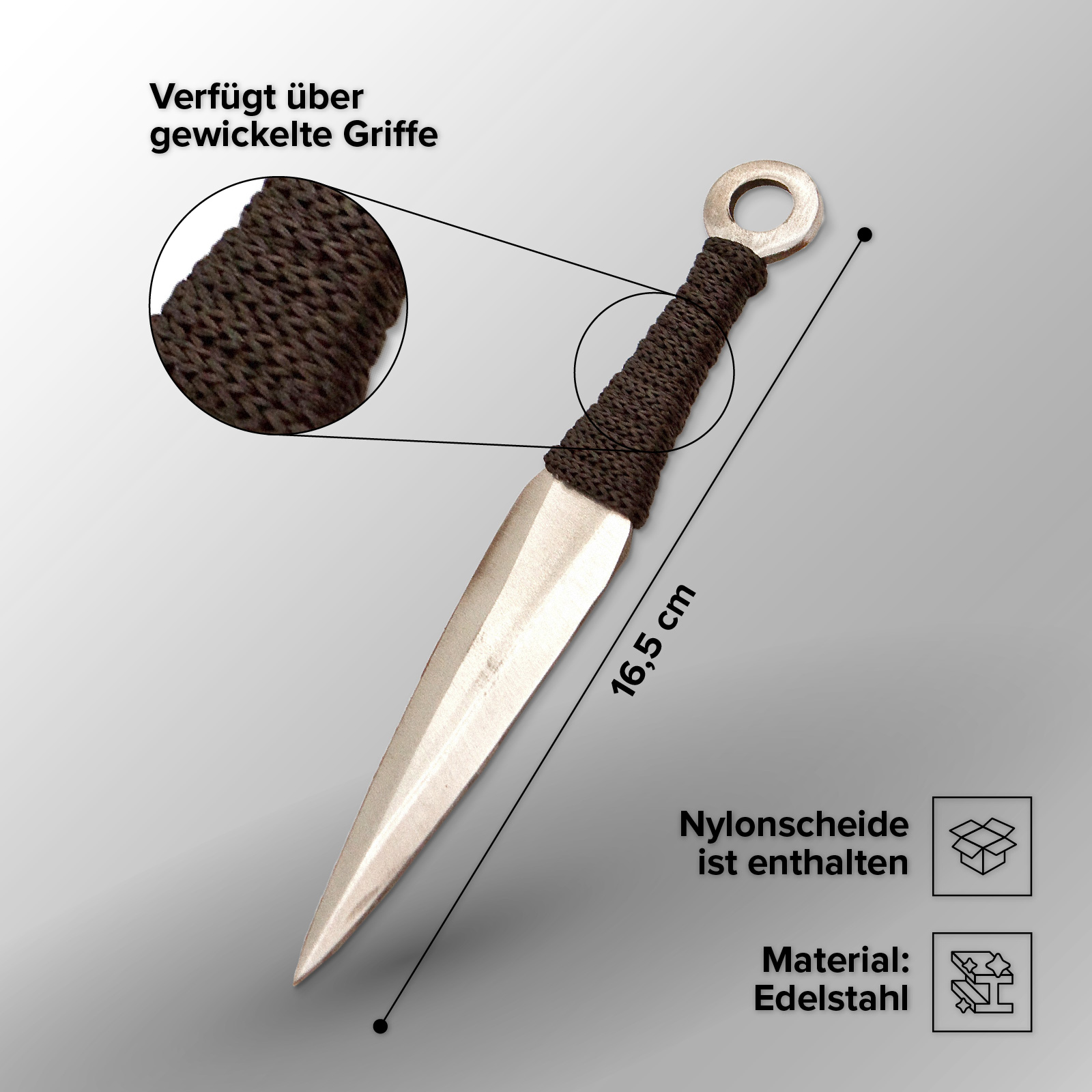 10er Kunai Set