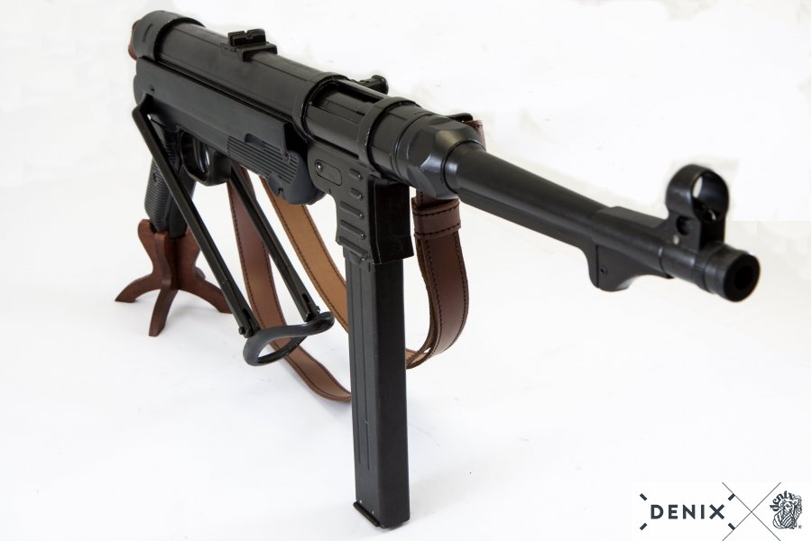 Deutsche MP 40 „Schmeisser“ Gurt aus Metall, mit Bügel, 9 mm, 2.Wk.