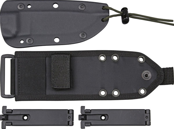 Esee Modell 4, glatte Schneide mit Kydexscheide, MOLLE