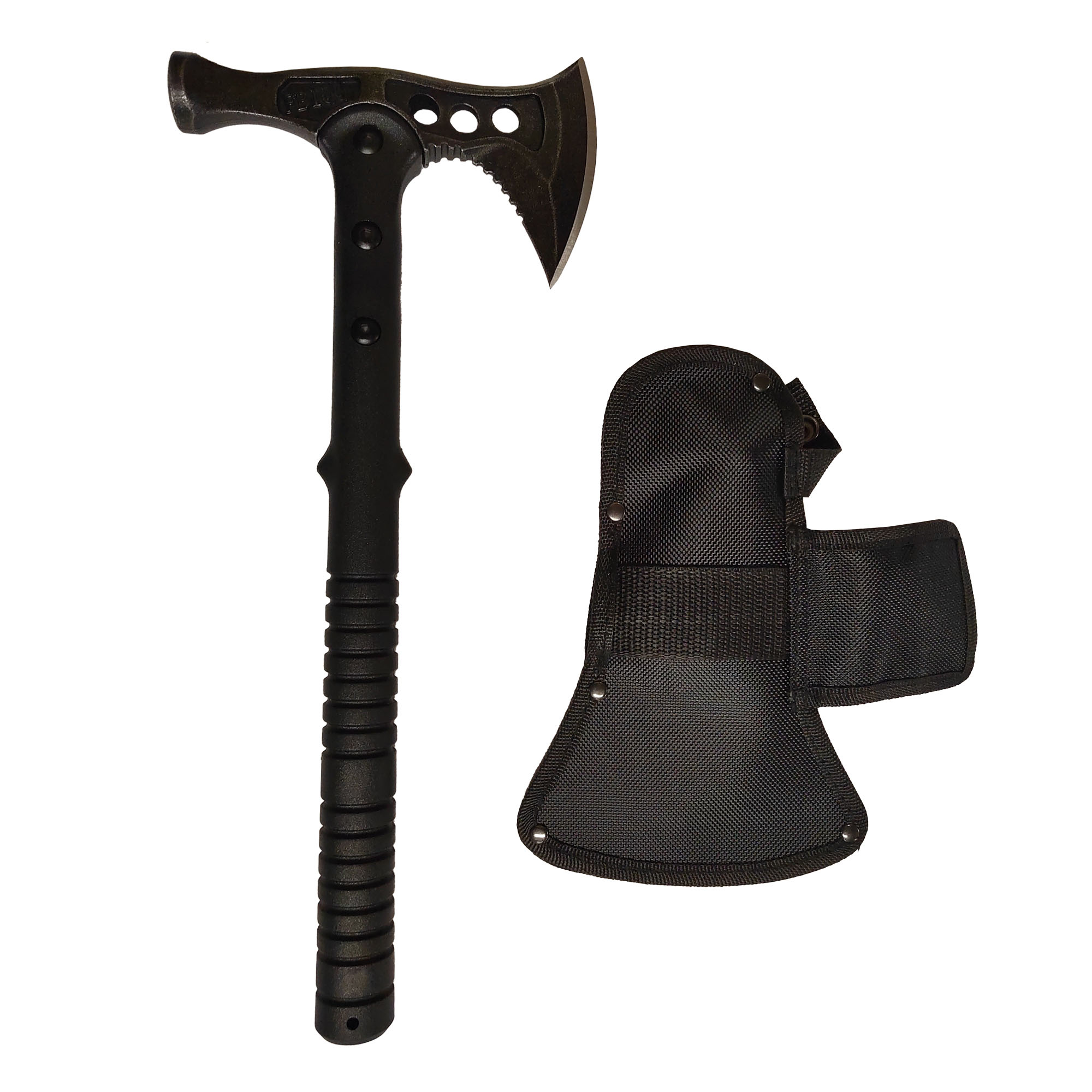 Outdoor Axt mit Hammerkopf und Scheide