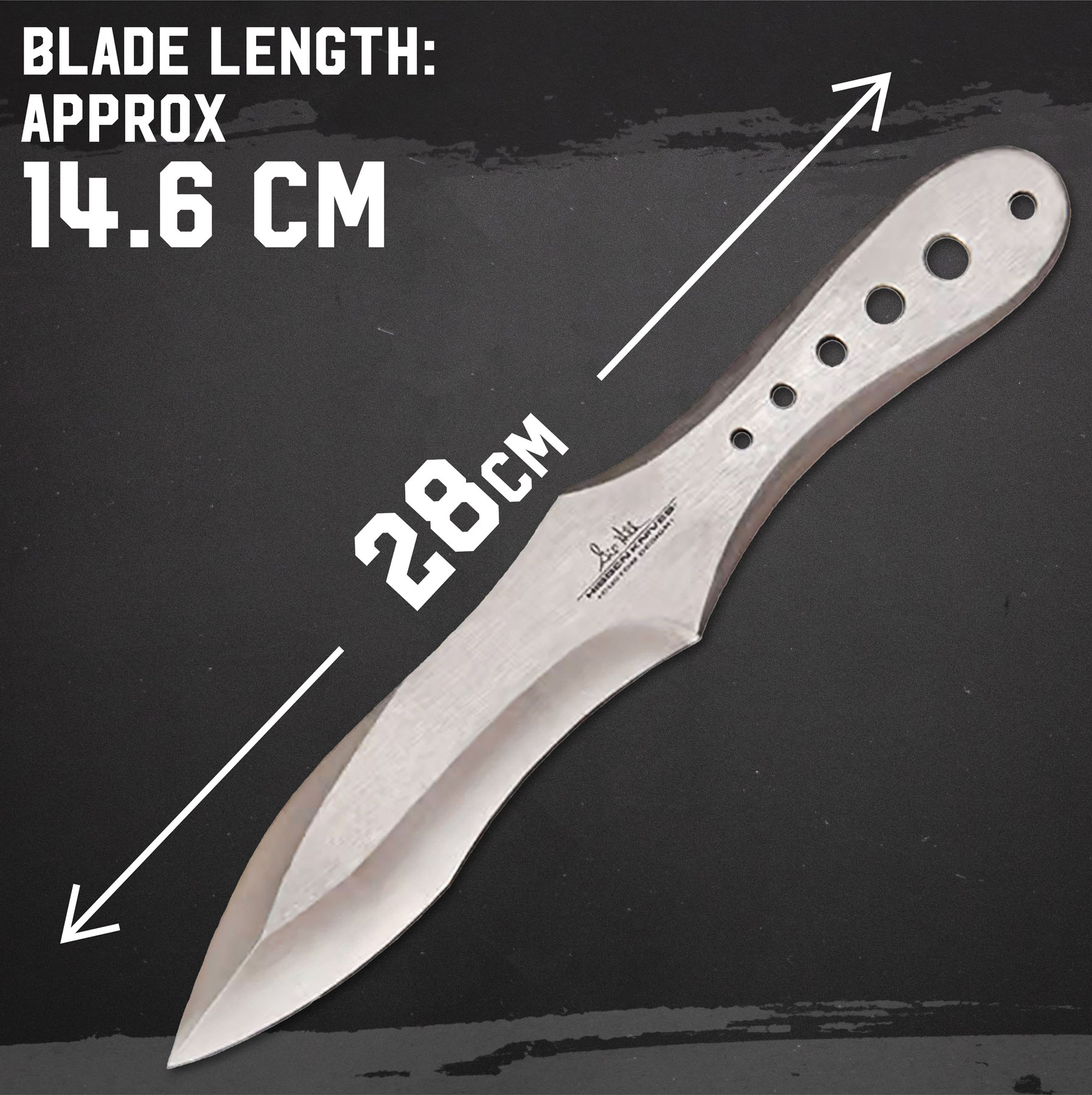 Gil Hibben Genx Pro Wurfmesser 3er Set, groß