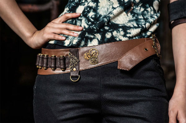 Steampunk Gürtel braun